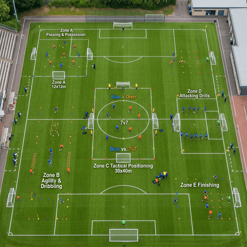 Calcio Dilettante Allenamento Del Venerdì Categoria Allievi/Prima&nbsp;squadra